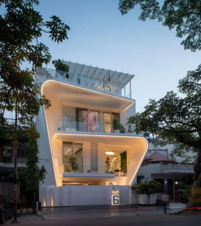 Image of a stunning house exterior showcasing fabulous Exterior designing work in Bangalore