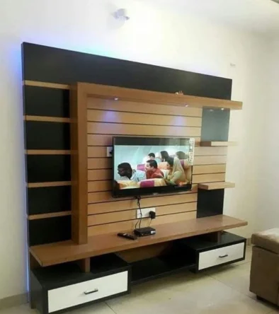 TV unit modern look form Interior designer